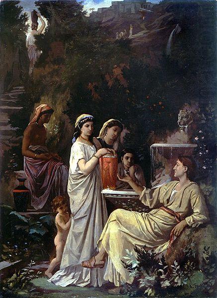 The Fairy tale teller, Anselm Feuerbach